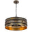 Cal Lighting Heraklion 3 Lt Chand, Aged Bronze