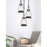 Cal Lighting Kavala 1 Lt Pendants, Black/Antique Brass