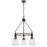 Cal Lighting Kavala 3 Lt Pendants, burlap/Antique Brass - FX-3824-3