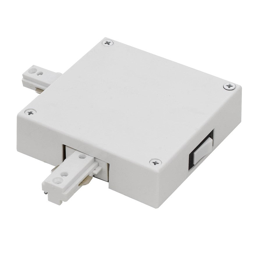 Cal Lighting 7-5A current delimiter, Double Live End Left, WH - HT-102-7-5A-WH