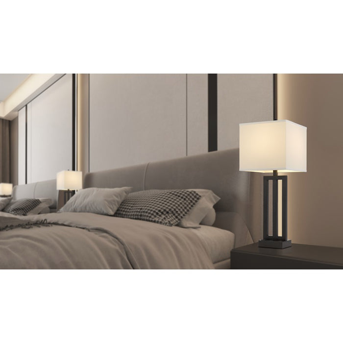 Cal Lighting Cachann 1 Lt Stand Lamp, Antique Bronze