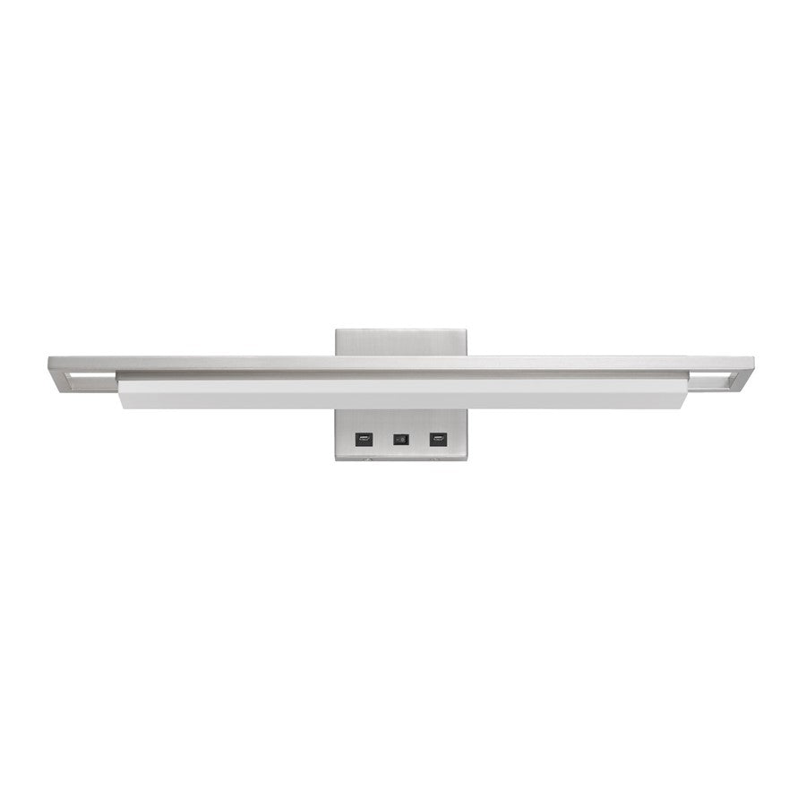 Cal Lighting Newry Desk Wall Sconce, Brushed Steel - LA-8044