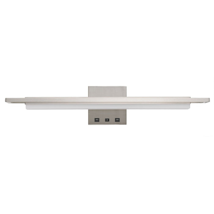 Cal Lighting Newry Desk Wall Sconce, Brushed Steel