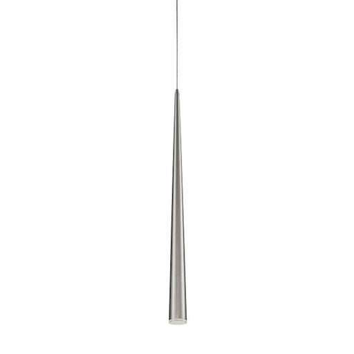 Kuzco Mina 36in LED Pendant | Modern Brushed Nickel and Acrylic Diffuser | Kitchen Island & Dining Room | 600lm 3000K Dimmable | Model 401216BN-LED