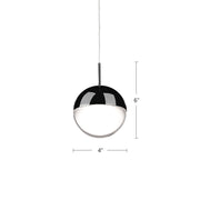 Kuzco Pluto 4in 1-Light LED Pendant | Brushed Gold and Frosted Clear Glass | Kitchen Island & Dining Room | 620lm 3000K 90CRI | Model 402801BG-LED