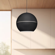 Kuzco Lucas 16in 1-Light Pendant | Modern Black Aluminum Shade | Kitchen Island & Dining Room | 16 Dia x 14.5 in | Model 494016-BK