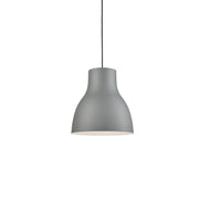Kuzco Cradle 16in 1-Light Pendant | Modern Gray Aluminum Shade with White Interior | Kitchen Island & Dining Room | 16in Dia | Model 494216-GY