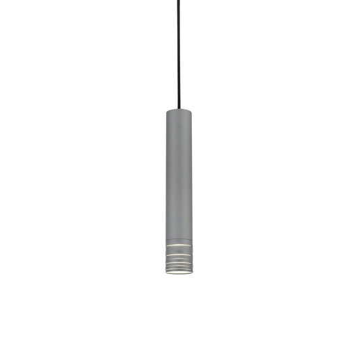 Kuzco Milca 15in 1-Light Pendant | Industrial Gray Steel and Gray Interior | Kitchen Island & Dining Room | 14.62in H | Model 494502L-GY