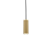Kuzco Micro 1-Light 3in Pendant | Modern Gold Knurled Aluminum Shade | Kitchen Island & Dining Room | 7.25in H, 2.5in Dia | Model 494603-GD