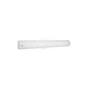Kuzco Peggy 25in 1-Light LED Vanity Light | Modern Chrome Metal and Opal Glass | Bathroom & Powder Room | 25.5 x 3 x 2.5 in | Model 601003CH-LED