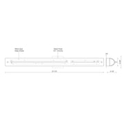 Kuzco Peggy 38in LED Vanity Light | Chrome and Opal Glass | Bathroom Vanity & Damp Location | 3600lm, 3000K, Dimmable, ADA | Model 601004CH-LED