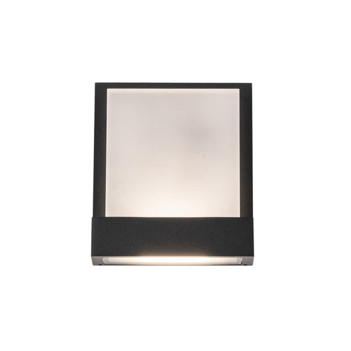 Kuzco Guide 7" LED All-terior Wall Light, Black/Clear Glass - AT33407-BK