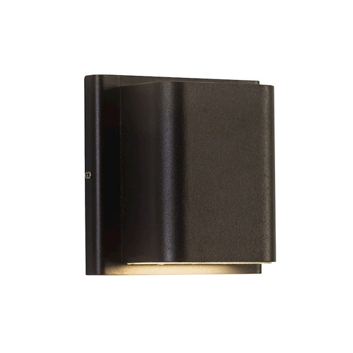 Kuzco Tolan 4" LED All terior Wall/750 Lumens, Black/Clear