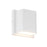 Kuzco Tolan 4" LED All terior Wall/750 Lumens, White/Clear - AT48403-WH-UNV-3CCT