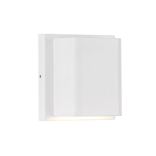Kuzco Tolan 4" LED All terior Wall/750 Lumens, White/Clear