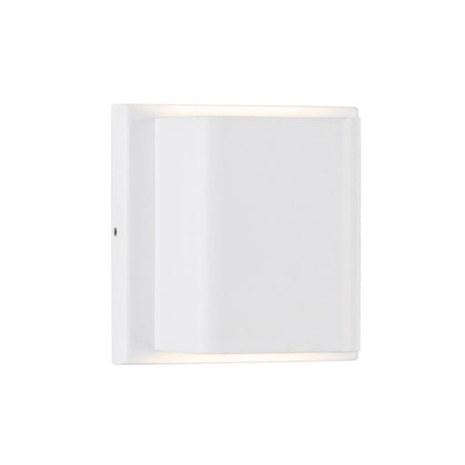 Kuzco Tolan 4" LED All terior Wall/745 Lumens, White/Clear
