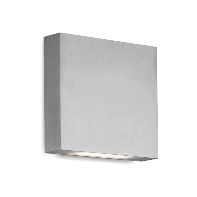 Kuzco Mica 6in 1-Light Wall Sconce | Modern Brushed Nickel and Frosted Glass | Indoor & Covered Patio Accent | 1200lm 3000K Dimmable | Model AT6606-BN
