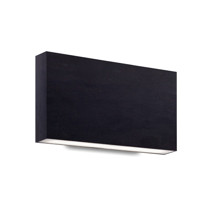 Kuzco Mica 10" LED All-terior Wall Light, Black/Frosted Glass - AT6610-BK-UNV
