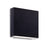 Kuzco Mica 6" LED All-terior Wall Light, Black/Frosted Glass - AT67006-BK-UNV