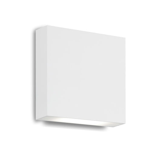 Kuzco Mica 6in 1-Light Outdoor Wall Sconce | Minimalist White Cast-Aluminum and Frosted Glass | Covered Patio & Entryway | 595lm | Model AT67006-WH
