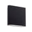 Kuzco Slate 6" LED All-terior Wall Light, Black/Frosted Glass