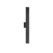 Kuzco Vesta 28in LED Wall Sconce | Modern Black Aluminum and Frosted Glass | Outdoor & Wet Location Wall Light | 3 x 28 in | Model AT7928-BK
