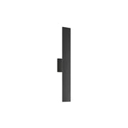 Kuzco Vesta 28in LED Wall Sconce | Modern Black Aluminum and Frosted Glass | Outdoor & Wet Location Wall Light | 3 x 28 in | Model AT7928-BK