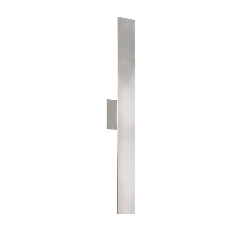 Kuzco Vesta 36in LED Outdoor Wall Sconce | Brushed Nickel and Frosted Glass | Covered Patios & Entryways | 3 x 36 in | Model AT7935-BN
