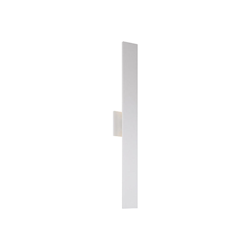Kuzco Vesta 36in 1-Light LED Wall Sconce | White Aluminum and Frosted Glass | Covered Patio & Entryway | 3 x 36 x 2 in | Model AT7935-WH