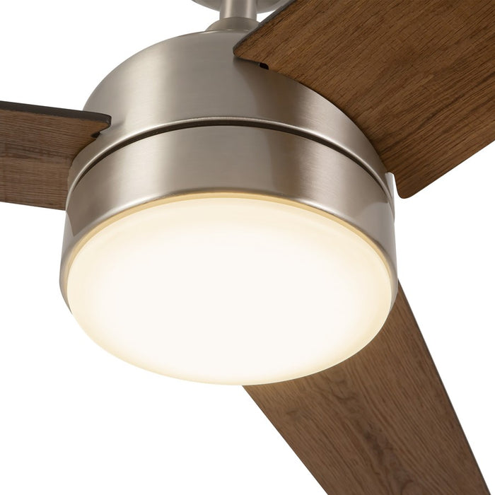 Kuzco Nash 52" Brushed Nickel Reversible, Brushed Nickel