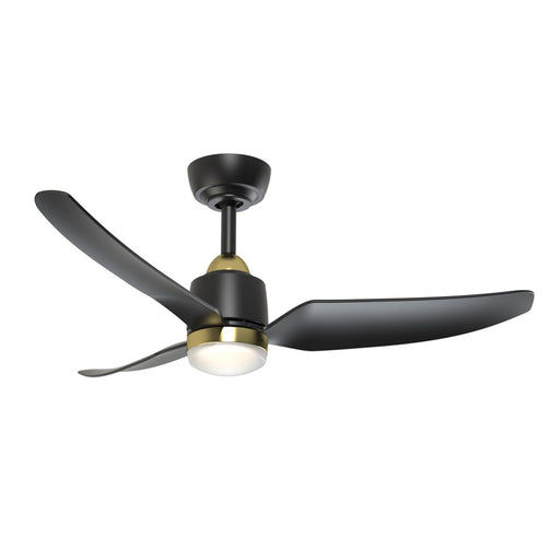 Kuzco Hugo 42" Ceiling Fan/Light Kit, Brushed Gold/Black - CF72942-BG-MB-5CCT