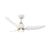 Kuzco Hugo 42" Ceiling Fan/Light Kit, Brushed Gold/White - CF72942-BG-WH-5CCT