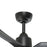 Kuzco Hugo 42" Ceiling Fan/Light Kit, Matte Black