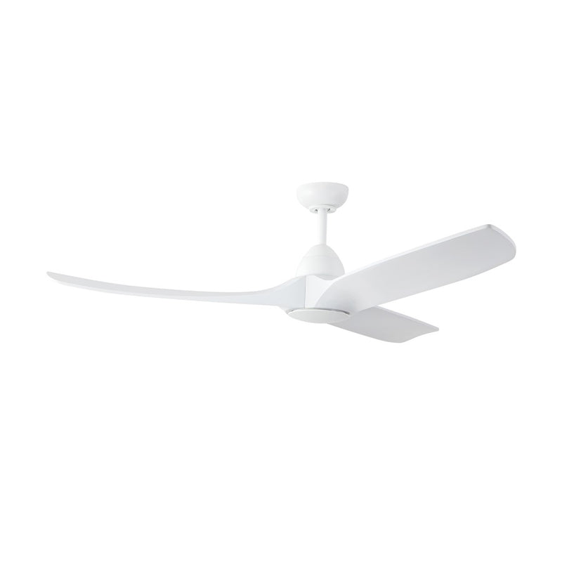 Haus Appeal Langley 60in Ceiling Fan | White Steel and Natural Oak Wood Blades | Living Room & Family Room | 60 x 60 x 15 in | Model CF77860-WH