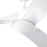 Kuzco Baylor 60" Wht Ceiling Fan, White