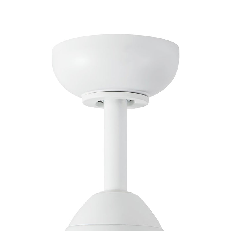 Haus Appeal Langley 60in Ceiling Fan | White Steel and Natural Oak Wood Blades | Living Room & Family Room | 60 x 60 x 15 in | Model CF77860-WH