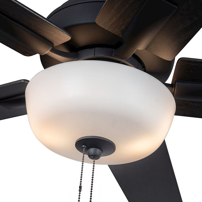 Kuzco Erikson 52" Ceiling Fan/LED/Bulb/Pull Chain/83W, Black