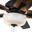 Kuzco Erikson 52" Ceiling Fan/LED/Bulb/Pull Chain/83W, Black