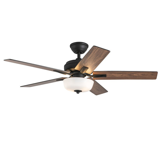 Kuzco Erikson 52" Ceiling Fan/LED/Bulb/Wall Control/83W, Black