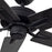 Kuzco Erikson 52" Ceiling Fan/Pull Chain/65W, Matte Black