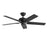 Kuzco Erikson 52" Ceiling Fan/Wall Control/65W, Matte Black - CF78752-MB-NLW