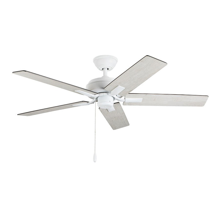 Kuzco Erikson 52" Ceiling Fan/Pull Chain/65W, White