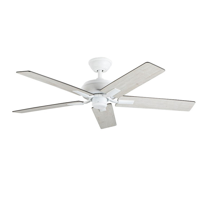 Kuzco Erikson 52" Ceiling Fan/Wall Control/65W, White