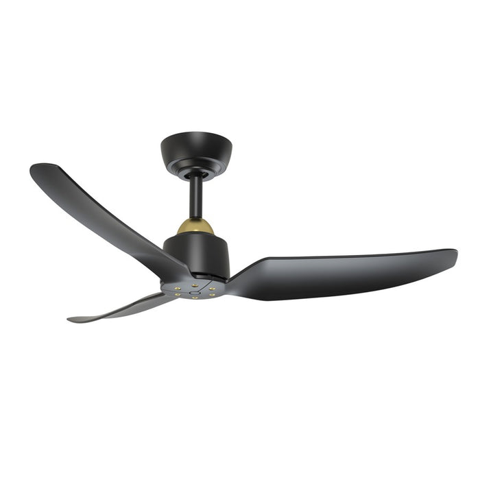 Kuzco Hugo 42" Ceiling Fan, Brushed Gold/Matte Black - CF92942-BG-MB