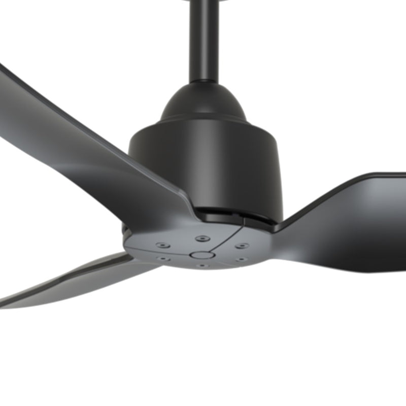 Haus Appeal Alden 42in 3-Blade Ceiling Fan | Modern Matte Black Aluminum | Living Room & Covered Patio | 42.375 x 42.375 x 12.75 in | Model CF92942-MB