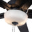 Kuzco Erikson 52" Ceiling Fan/Pull Chain/60W, Matte Black