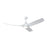 Kuzco Baylor 60" Wht Dimmable Dim LED Ceiling Fan, White