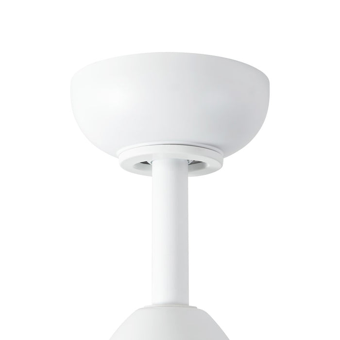 Kuzco Baylor 60" Wht Dimmable Dim LED Ceiling Fan, White