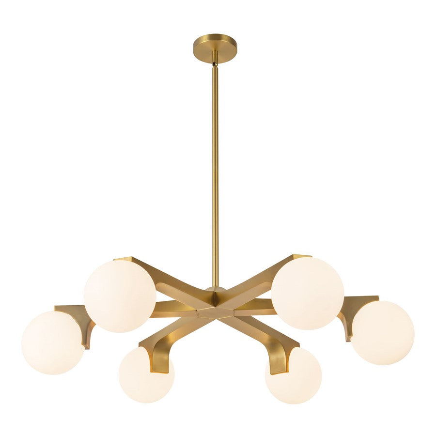 Kuzco Briar 37" Gold Chandelier, Brushed Gold - CH11537-BG