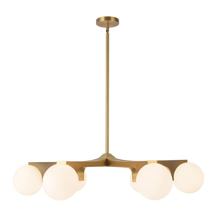 Kuzco Briar 37" Gold Chandelier, Brushed Gold
